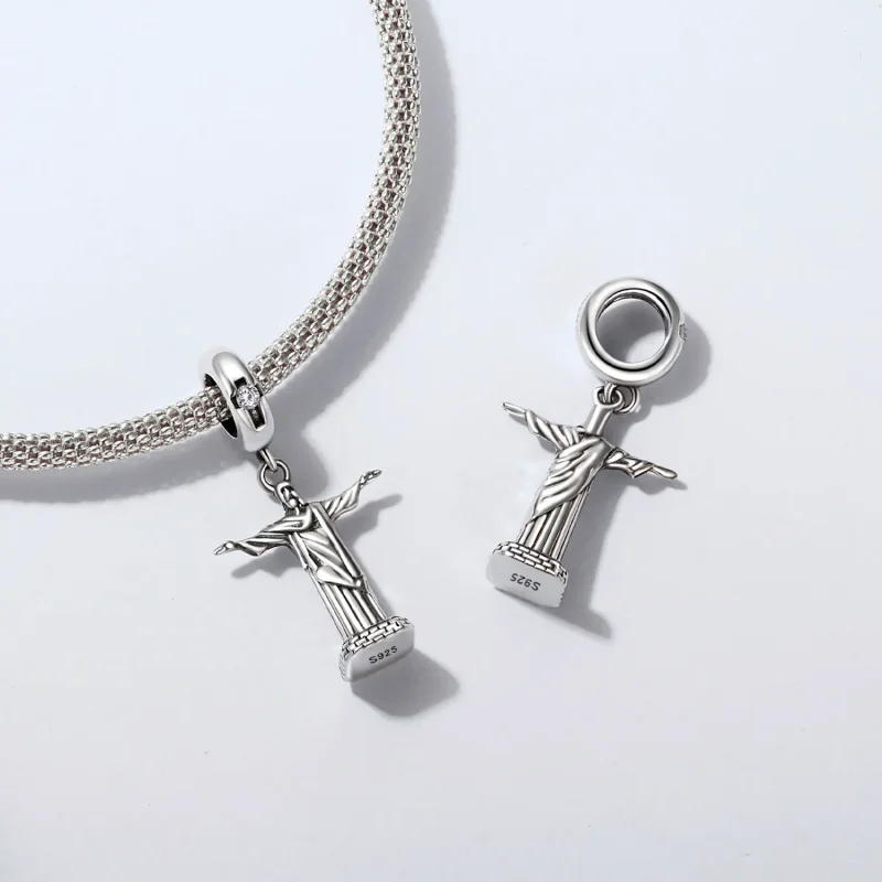 (bilde for) PANDORA Style Christ the Redeemer-anheng - SCC2875 - Vis 5