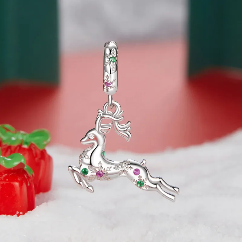 (bilde for) PANDORA Style Christmas Elg Anheng - BSC1066 - Vis 2