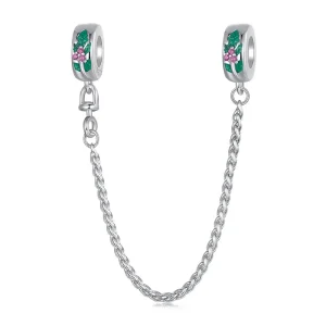 (bilde for) PANDORA Style Christmas Holly Safety Chain - SCC2918