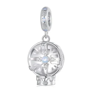 (bilde for) PANDORA Style Christmas Snowflake Crystal Ball Pendant - SCC2917
