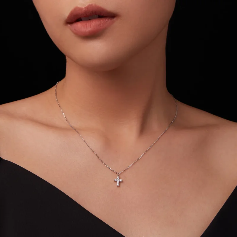 (bilde for) PANDORA Style Cross-kjede (med ett sertifikat) - MSN039 - Vis 7