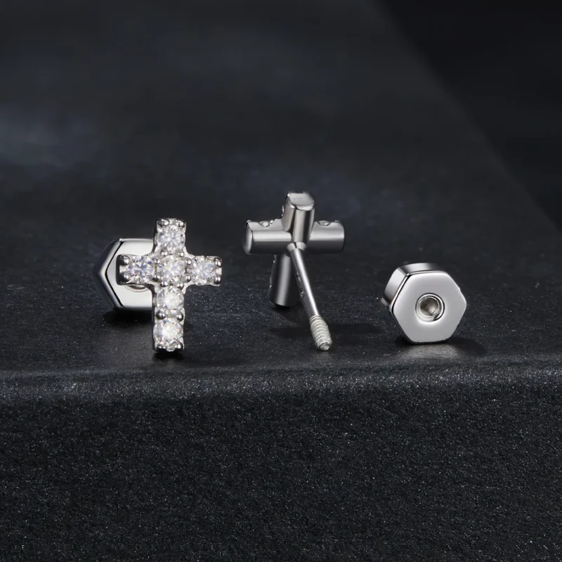 (bilde for) PANDORA Style Cross øredobber (ett sertifikat) - MSE070 - Vis 2
