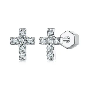 (bilde for) PANDORA Style Cross øredobber (ett sertifikat) - MSE070