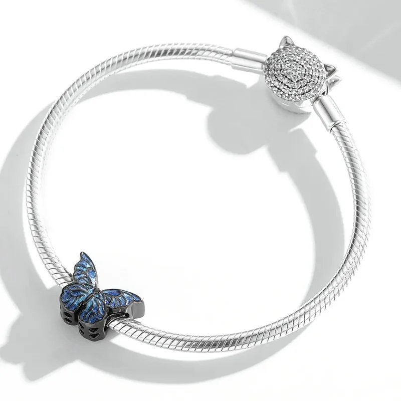 (bilde for) PANDORA Style Dark Butterfly - BSC550 - Vis 6