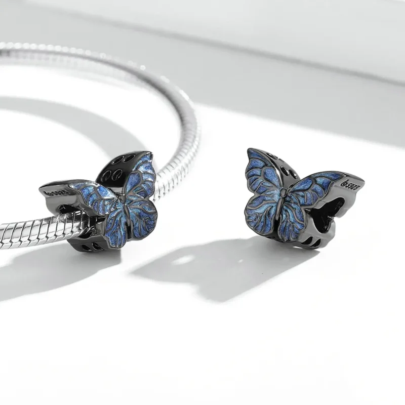 (bilde for) PANDORA Style Dark Butterfly - BSC550 - Vis 7