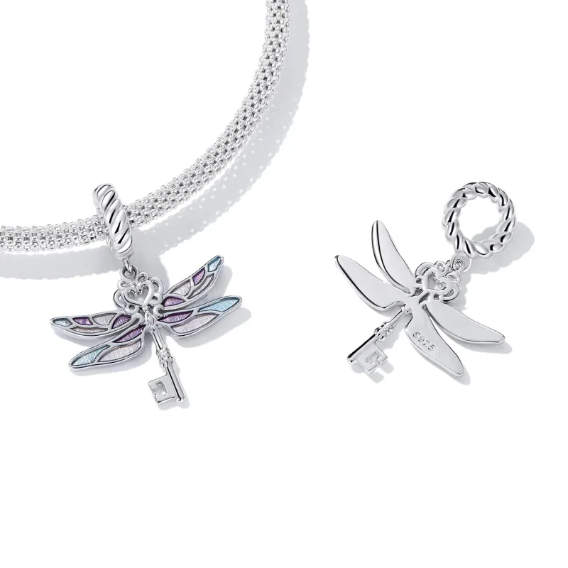 (bilde for) PANDORA Style Dragonfly nøkkelanheng - BSC603 - Vis 4