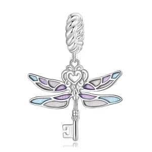 (bilde for) PANDORA Style Dragonfly nøkkelanheng - BSC603