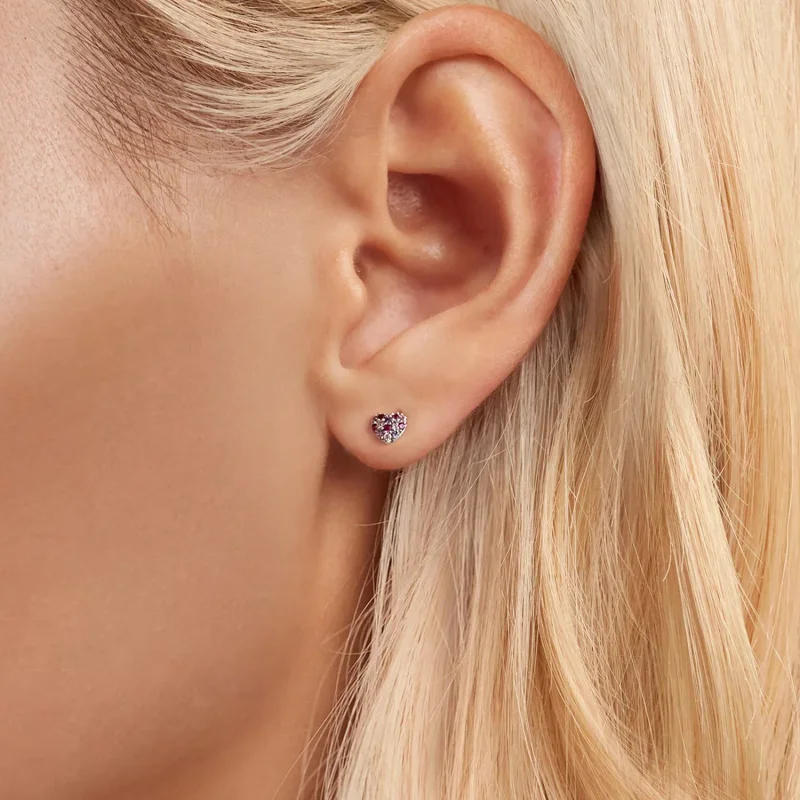 (bilde for) PANDORA Style Fargerike hjerteøreringer - BSE1044 - Vis 5