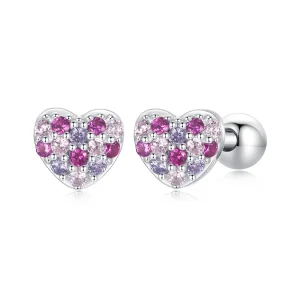 (bilde for) PANDORA Style Fargerike hjerteøreringer - BSE1044