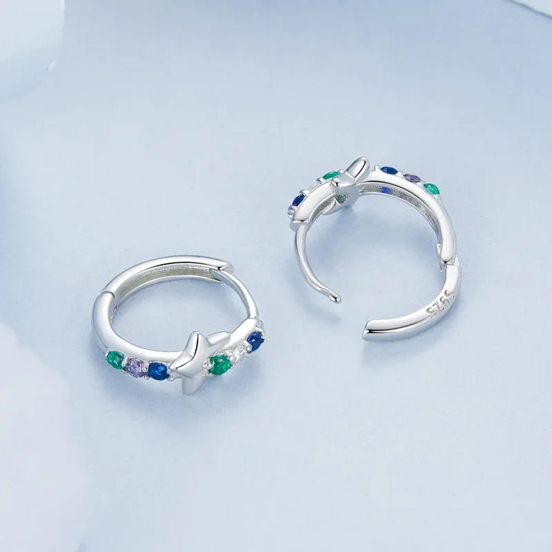 (bilde for) PANDORA Style Fargerike stjerneøredobber - BSE1048 - Vis 4