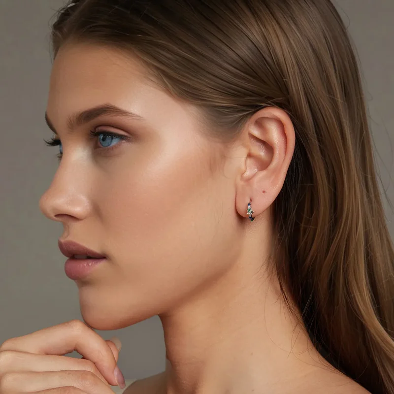 (bilde for) PANDORA Style Fargerike stjerneøredobber - BSE1048 - Vis 7