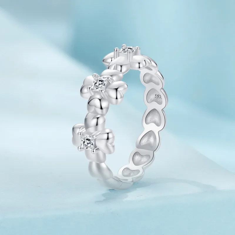 (bilde for) PANDORA Style Firkløverring - SCR1045 - Vis 2
