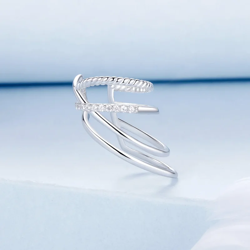 (bilde for) PANDORA Style Flerlags øremansjett - BSE1063 - Vis 2