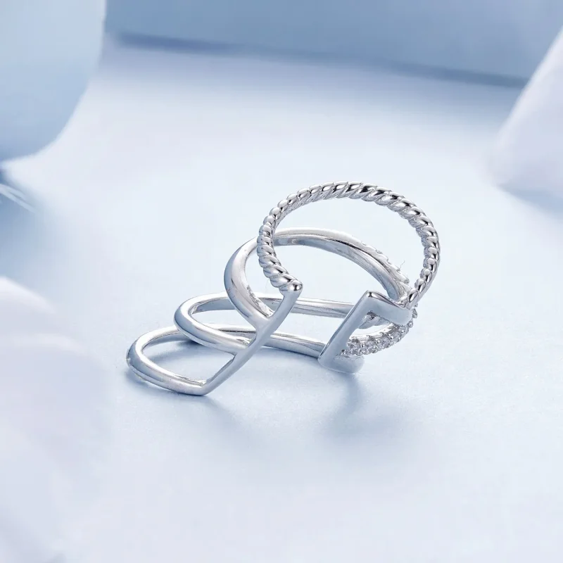 (bilde for) PANDORA Style Flerlags øremansjett - BSE1063 - Vis 4