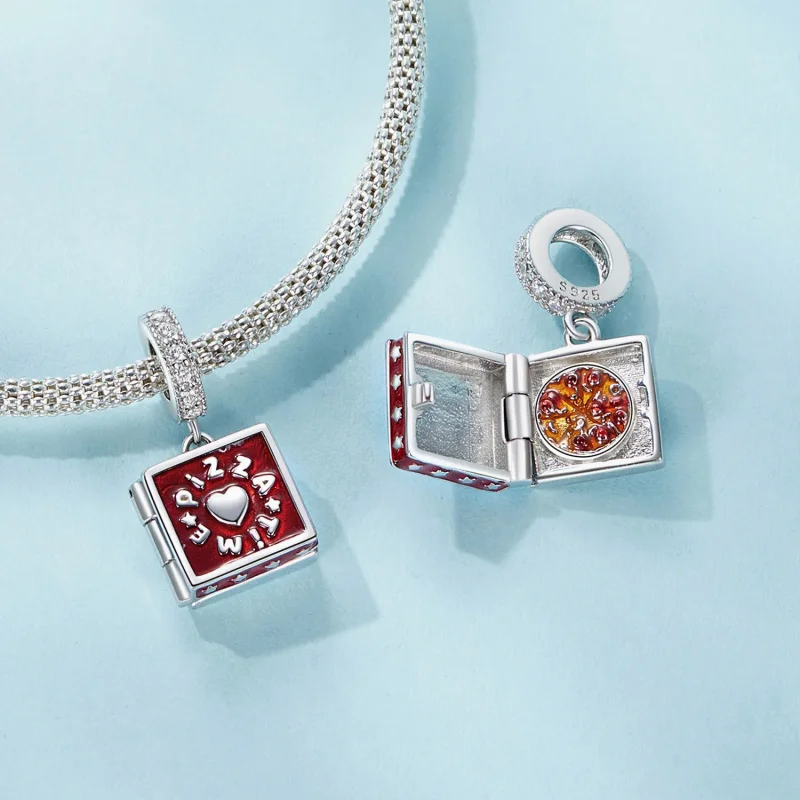 (bilde for) PANDORA Style Fun Pizza Anheng - SCC2841 - Vis 5