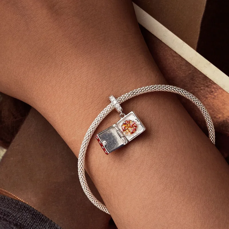 (bilde for) PANDORA Style Fun Pizza Anheng - SCC2841 - Vis 9