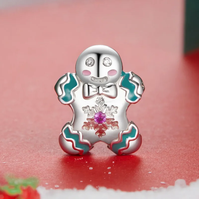 (bilde for) PANDORA Style Gingerbread Man Perler - BSC1068 - Vis 2