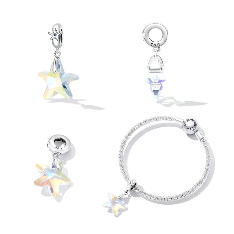 (bilde for) PANDORA Style glass sjøstjerneperler - BSC599 - Vis 2