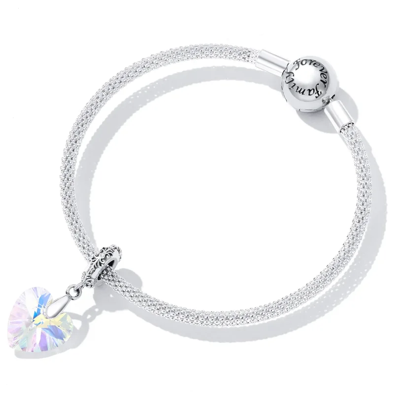 (bilde for) PANDORA Style glasshjerteperler - BSC602 - Vis 5