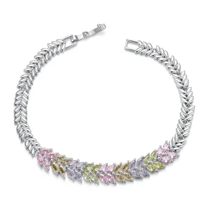 (bilde for) PANDORA Style Glitrende Leaf Armbånd - YIB067-ACF