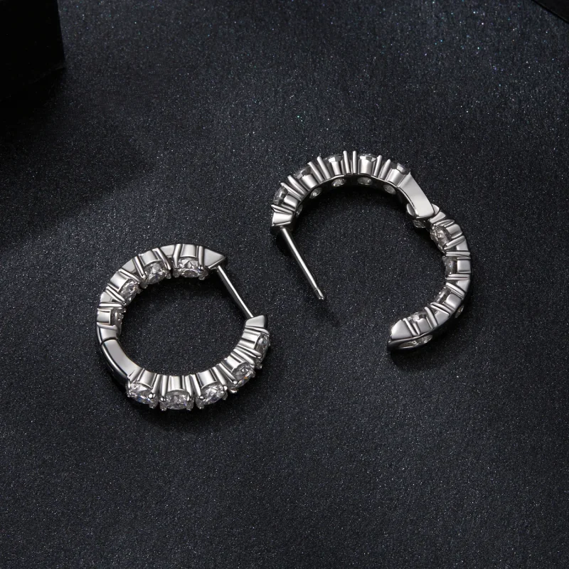 (bilde for) PANDORA Style Glitrende øredobber (ett sertifikat) - MSE069 - Vis 4