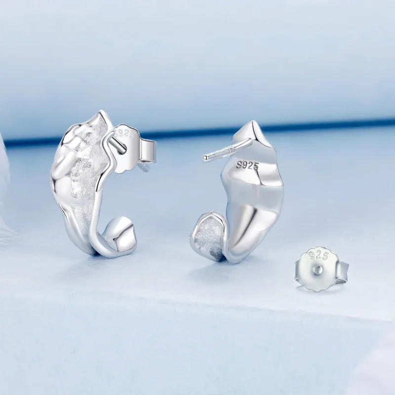(bilde for) PANDORA Style Glitrende sølvøredobber - BSE1062 - Vis 2