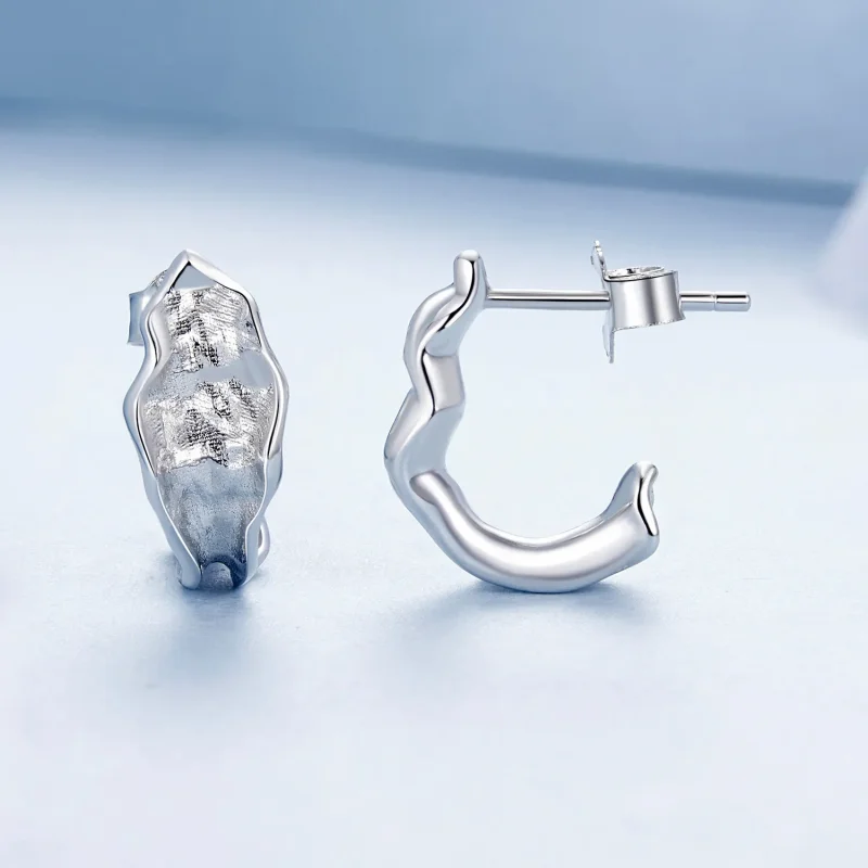 (bilde for) PANDORA Style Glitrende sølvøredobber - BSE1062 - Vis 4
