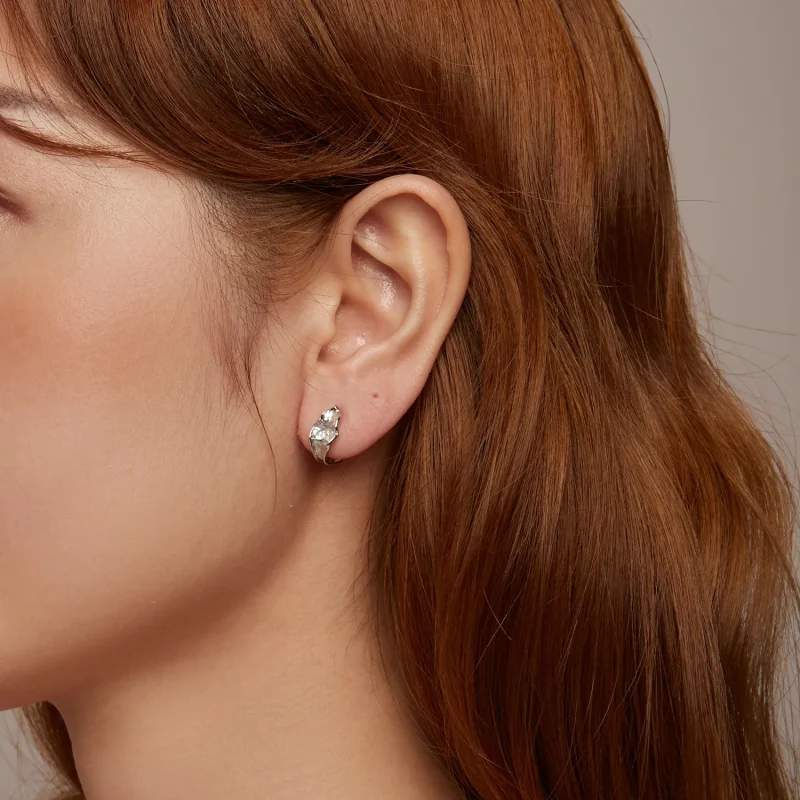 (bilde for) PANDORA Style Glitrende sølvøredobber - BSE1062 - Vis 10