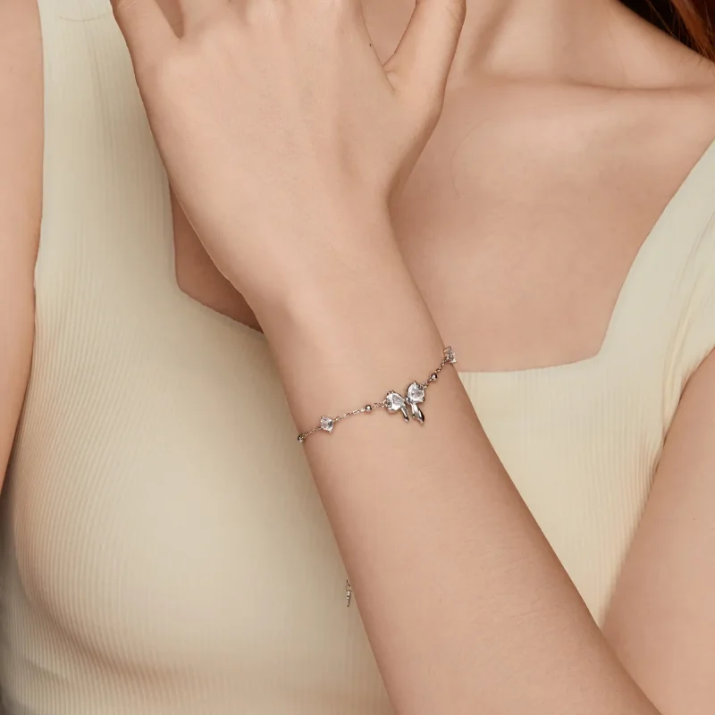 (bilde for) PANDORA Style Glitrende Sløyfe-armbånd - BSB188 - Vis 10