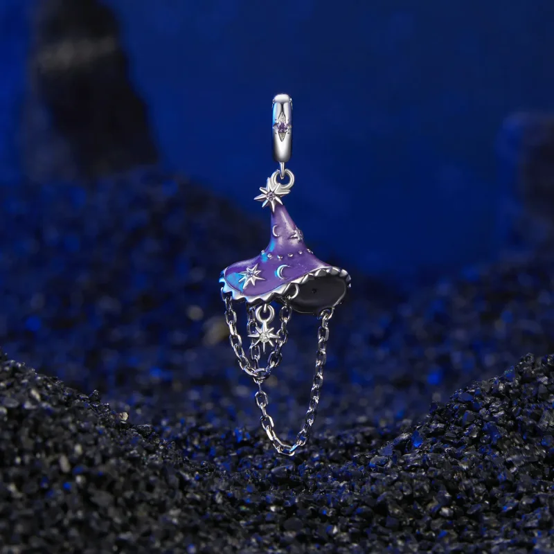 (bilde for) PANDORA Style Glow in the Dark Witch Hat - SCC2894 - Vis 2