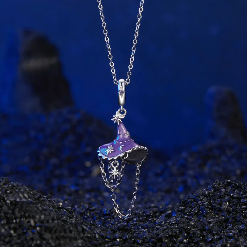 (bilde for) PANDORA Style Glow in the Dark Witch Hat - SCC2894 - Vis 3