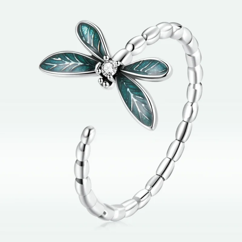 (bilde for) PANDORA Style Gorgeous Dragonfly Ring - BSR216 - Vis 3