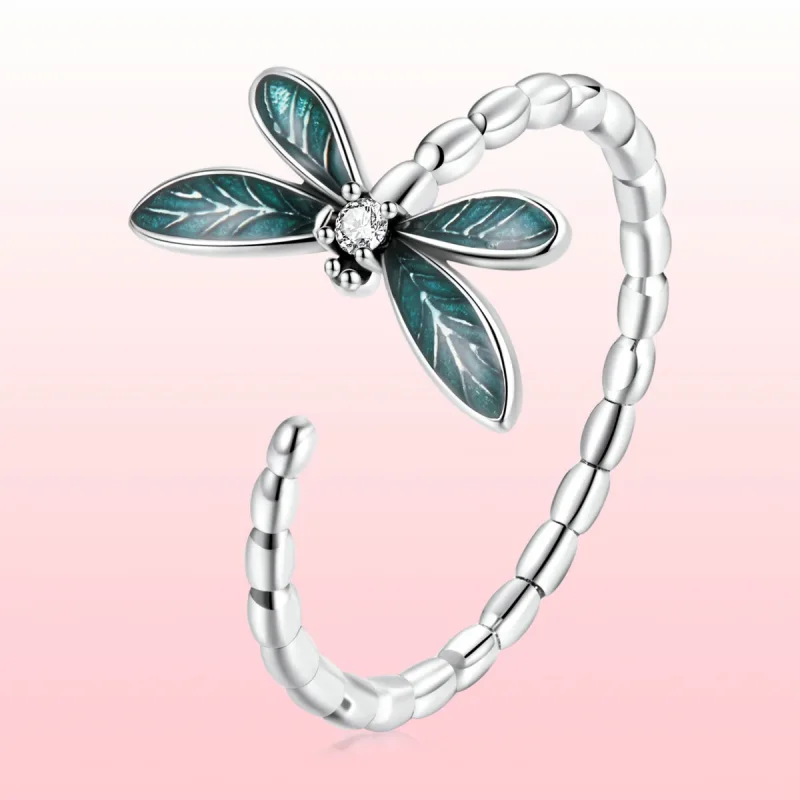 (bilde for) PANDORA Style Gorgeous Dragonfly Ring - BSR216 - Vis 4