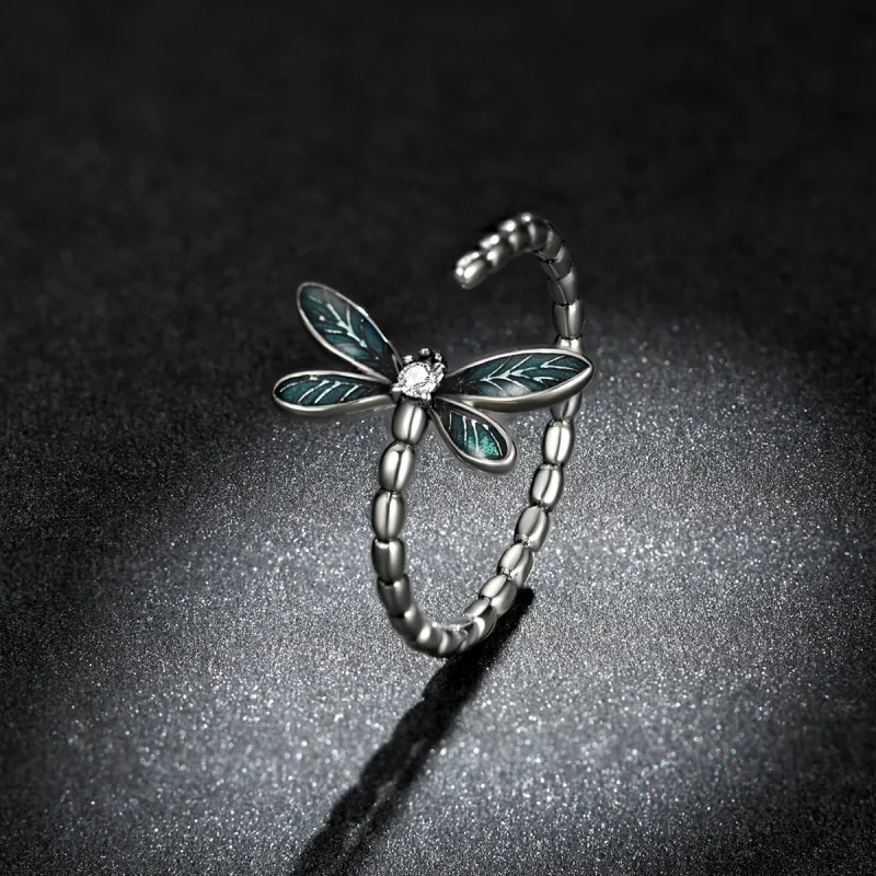 (bilde for) PANDORA Style Gorgeous Dragonfly Ring - BSR216 - Vis 5