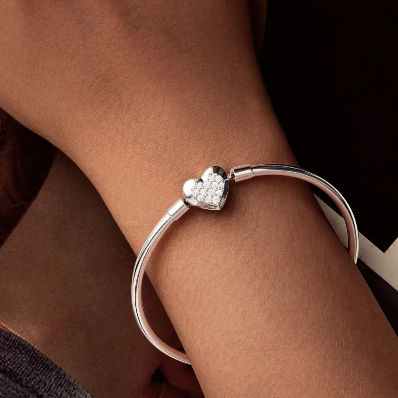 (bilde for) PANDORA Style Heart Basic Armbånd - BSB192 - Vis 3