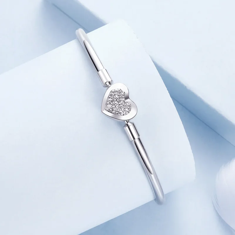 (bilde for) PANDORA Style Heart Basic Armbånd - BSB192 - Vis 2