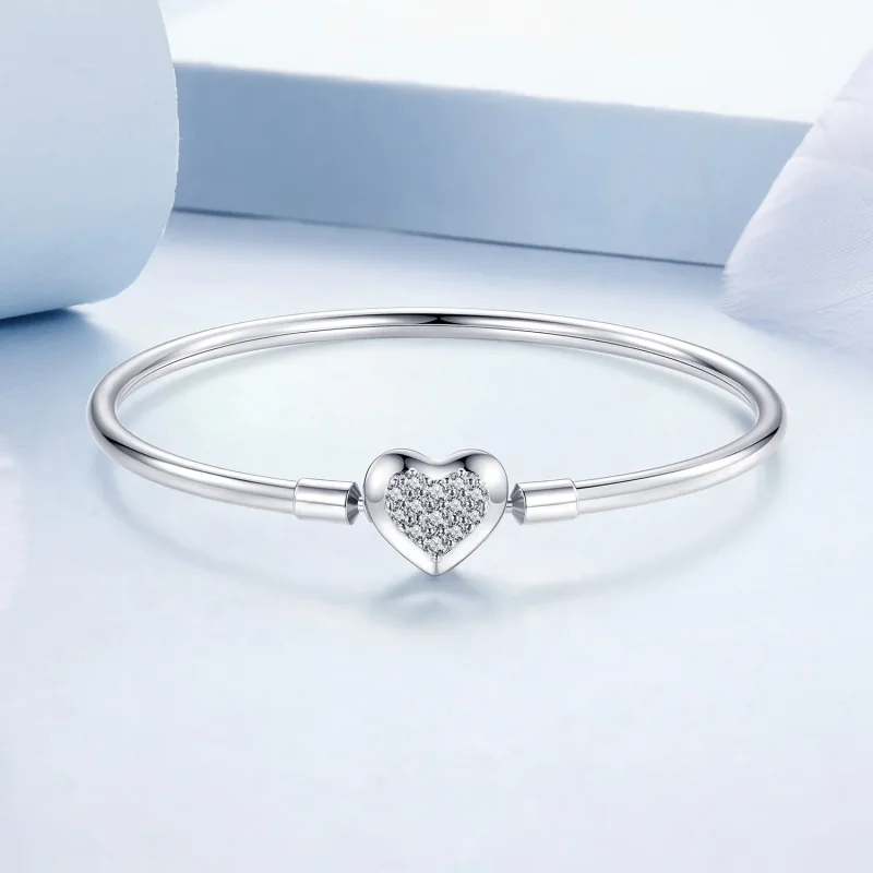(bilde for) PANDORA Style Heart Basic Armbånd - BSB192 - Vis 4