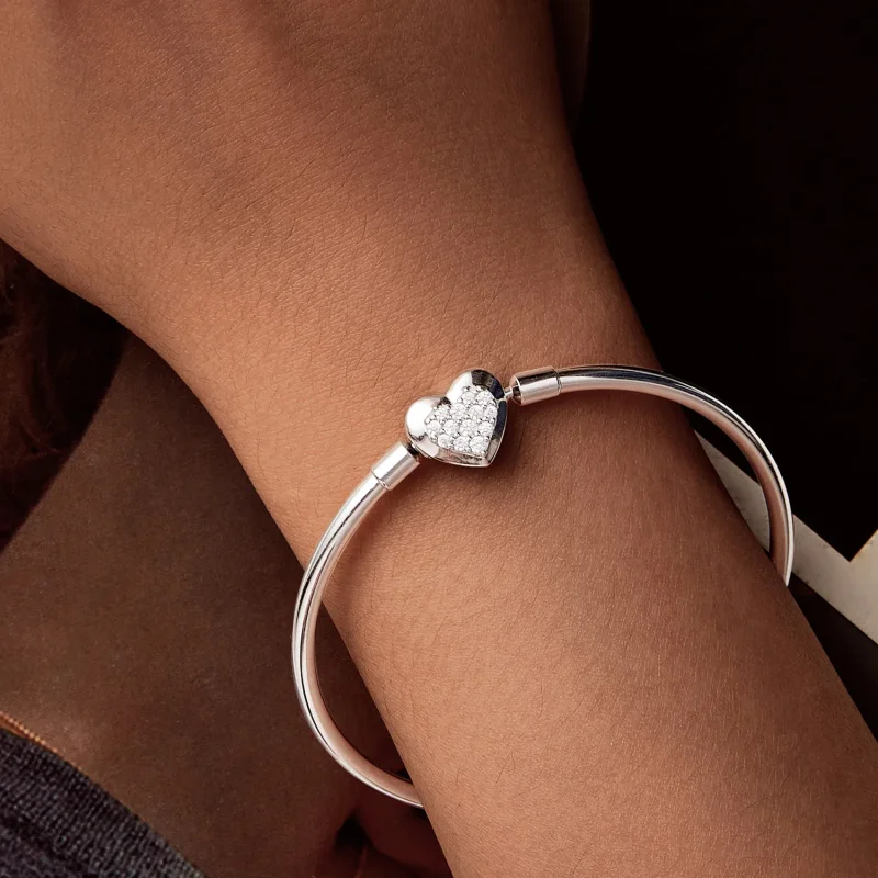 (bilde for) PANDORA Style Heart Basic Armbånd - BSB192 - Vis 5