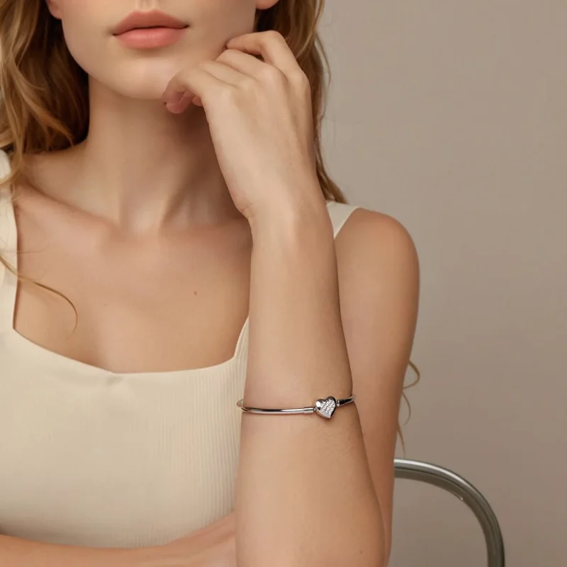 (bilde for) PANDORA Style Heart Basic Armbånd - BSB192 - Vis 8