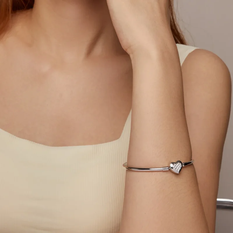(bilde for) PANDORA Style Heart Basic Armbånd - BSB192 - Vis 9