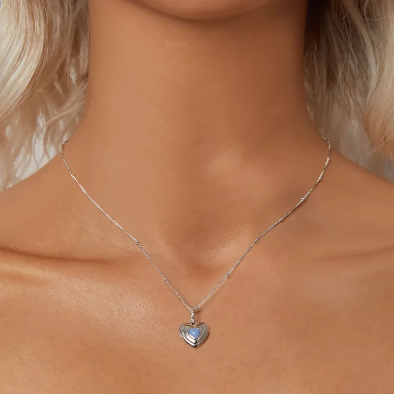 (bilde for) PANDORA Style Heart halskjede - BSN375 - Vis 5