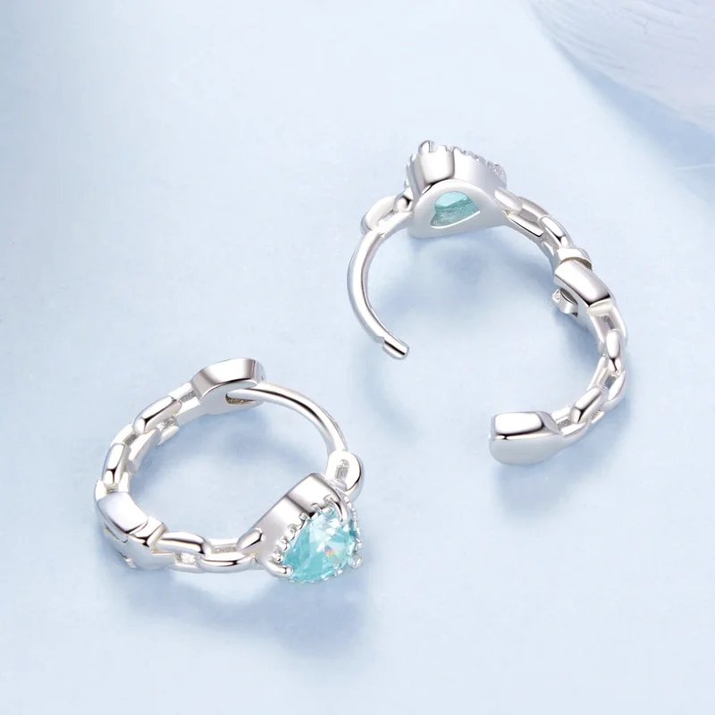 (bilde for) PANDORA Style Heart of the Sea øredobber - BSE1099 - Vis 3