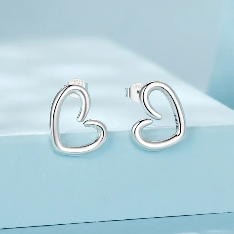 (bilde for) PANDORA Style Heart øredobber - SCE1769 - Vis 2