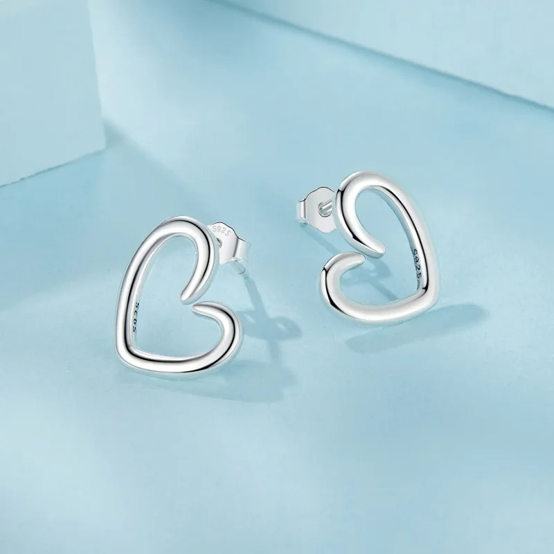 (bilde for) PANDORA Style Heart øredobber - SCE1769 - Vis 3