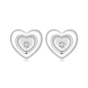 (bilde for) PANDORA Style Heart Starburst øredobber - BSE1045
