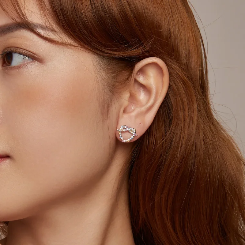 (bilde for) PANDORA Style Heart twist øredobber - SCE1776 - Vis 9