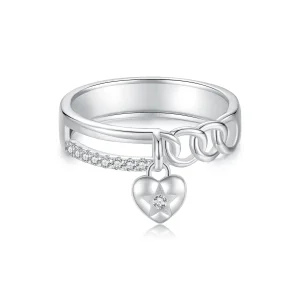 (bilde for) PANDORA Style hjerteformet dobbel kjedering - BSR572