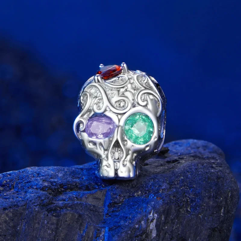 (bilde for) PANDORA Style hodeskalle med blomstermønster - SCC2893 - Vis 2
