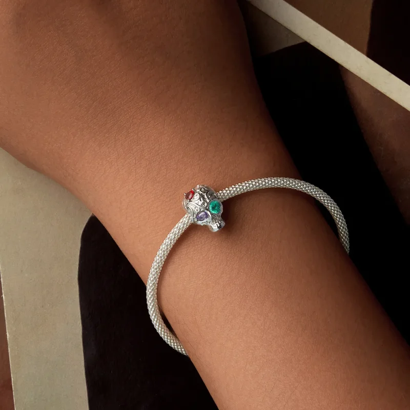 (bilde for) PANDORA Style hodeskalle med blomstermønster - SCC2893 - Vis 6