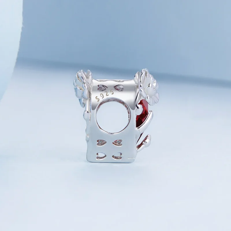 (bilde for) PANDORA Style januar fødselsstein hjerte sjarm - BSC660-1 - Vis 3